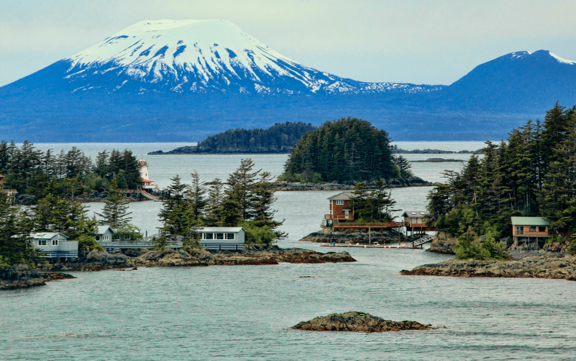 Mt Edgecumbe in Sitka, Alaska.